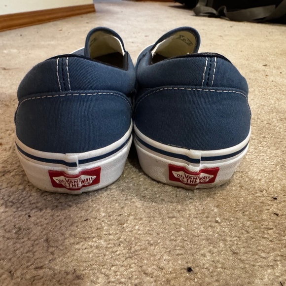 Vans Classic Slip Ons Blue Men’s 9.5 M - Picture 3 of 4